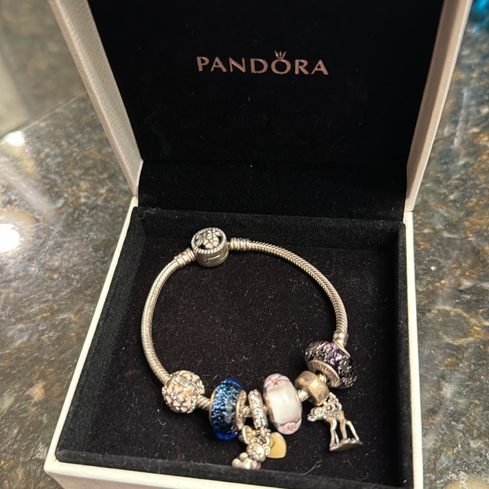 pandora bracelet Bambi teddy bear